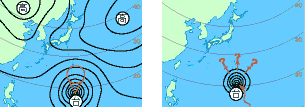 台風　台風の迷走